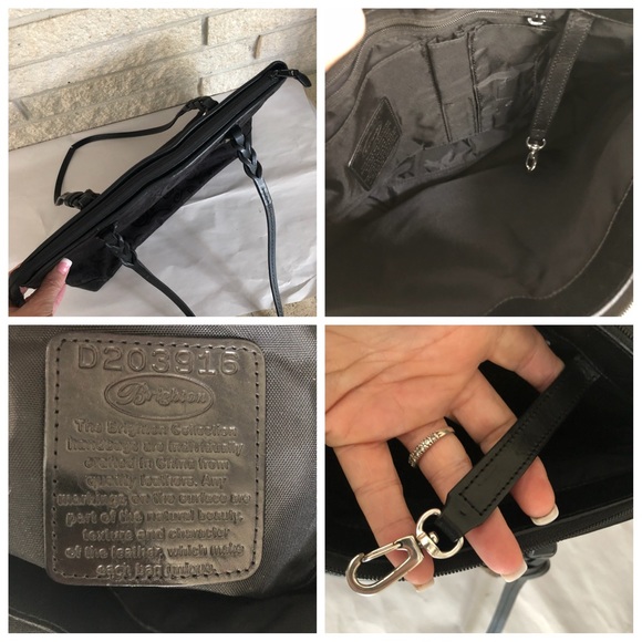 SOLD!!! Brighton Black Fabric & Leather Bag - Picture 7 of 7